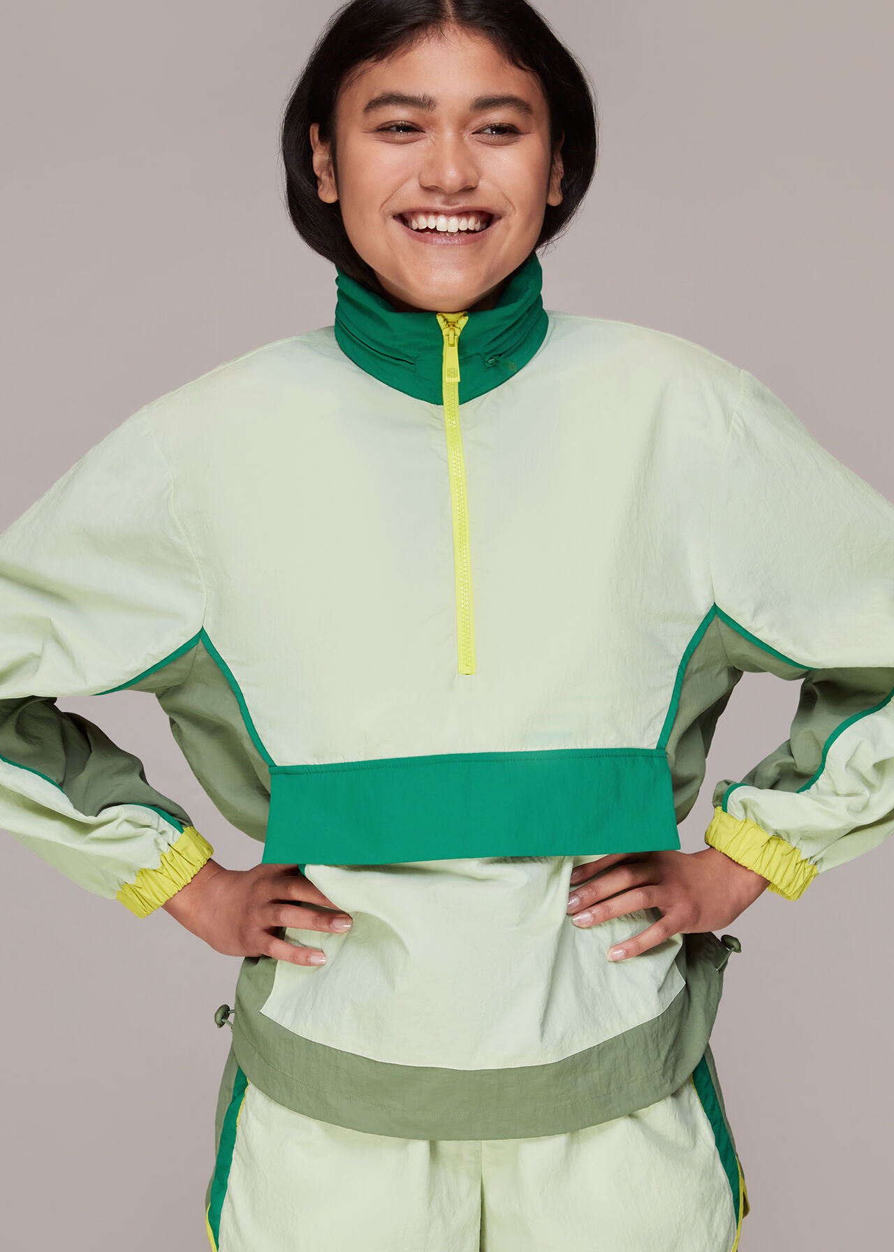 Colour Block Anorak